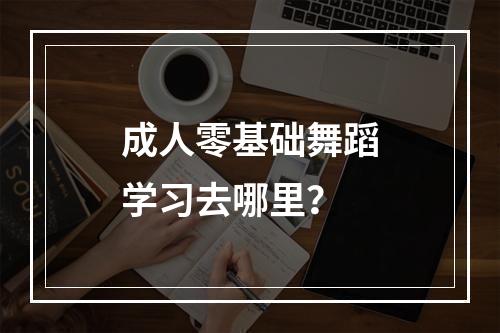 成人零基础舞蹈学习去哪里？