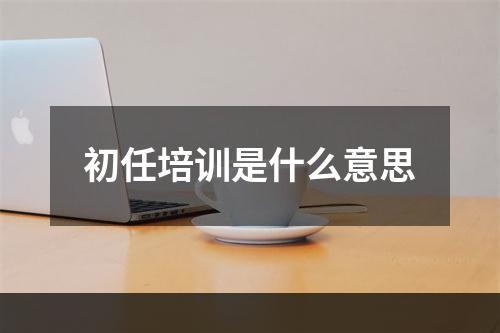 初任培训是什么意思