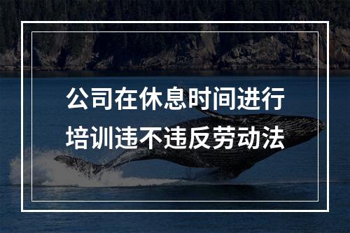 公司在休息时间进行培训违不违反劳动法