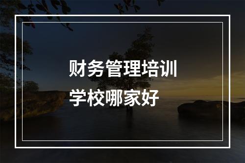 财务管理培训学校哪家好