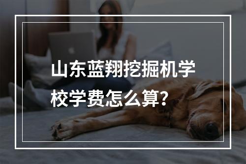 山东蓝翔挖掘机学校学费怎么算？