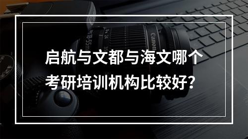 启航与文都与海文哪个考研培训机构比较好？