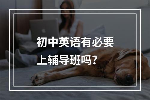 初中英语有必要上辅导班吗？