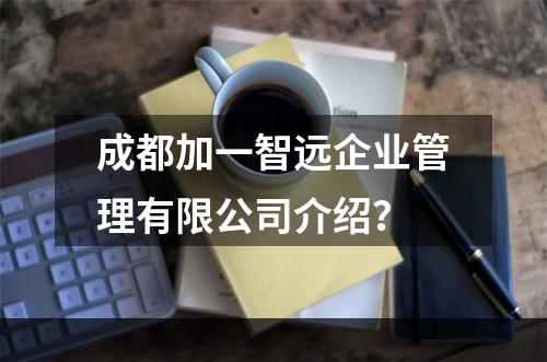 成都加一智远企业管理有限公司介绍？