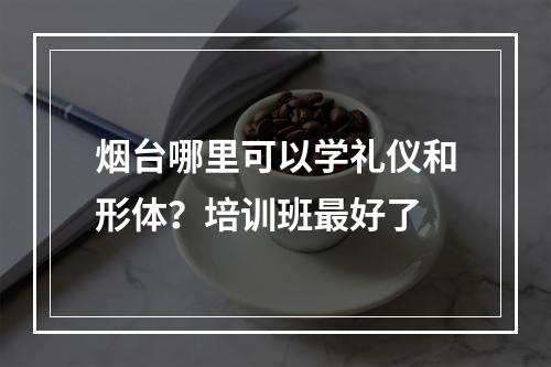 烟台哪里可以学礼仪和形体？培训班最好了