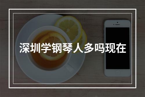 深圳学钢琴人多吗现在