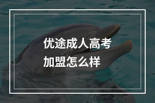 优途成人高考加盟怎么样