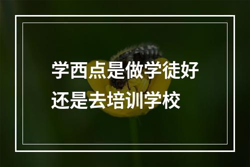 学西点是做学徒好还是去培训学校