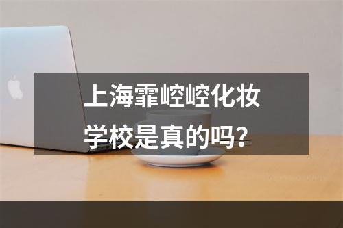 上海霏崆崆化妆学校是真的吗？