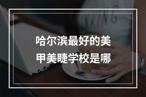 哈尔滨最好的美甲美睫学校是哪