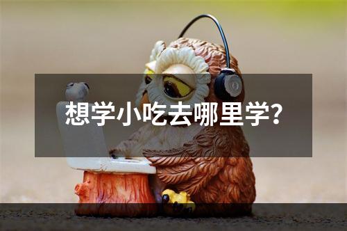 想学小吃去哪里学？