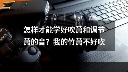 怎样才能学好吹萧和调节萧的音？我的竹萧不好吹