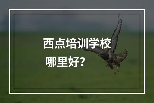 西点培训学校 哪里好？