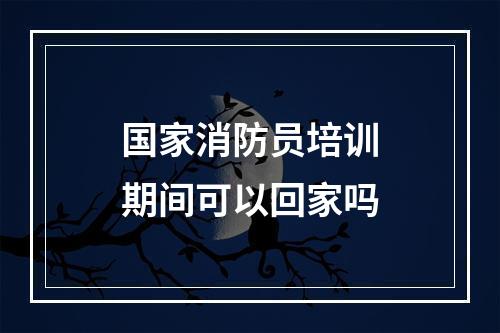 国家消防员培训期间可以回家吗