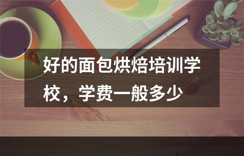 好的面包烘焙培训学校，学费一般多少