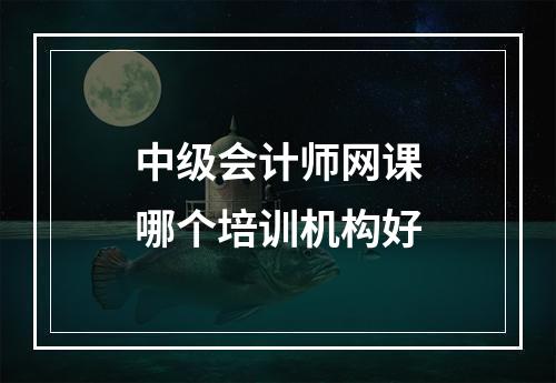 中级会计师网课哪个培训机构好