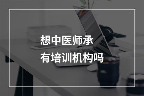 想中医师承 有培训机构吗