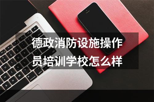 德政消防设施操作员培训学校怎么样