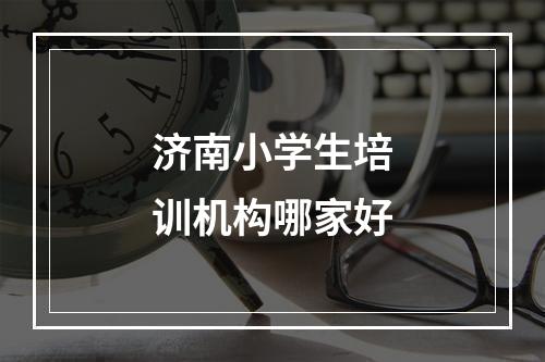 济南小学生培训机构哪家好