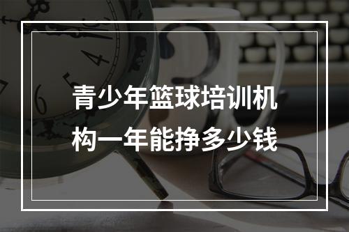 青少年篮球培训机构一年能挣多少钱