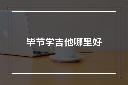 毕节学吉他哪里好