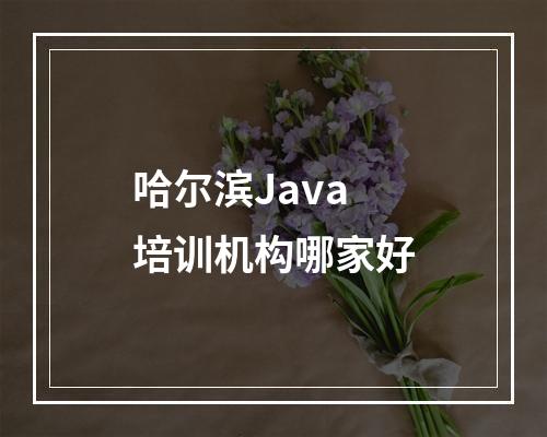 哈尔滨Java培训机构哪家好