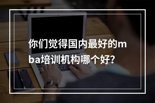 你们觉得国内最好的mba培训机构哪个好？