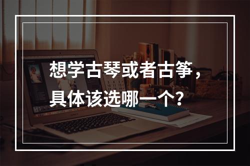 想学古琴或者古筝，具体该选哪一个？