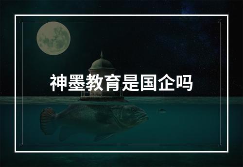 神墨教育是国企吗