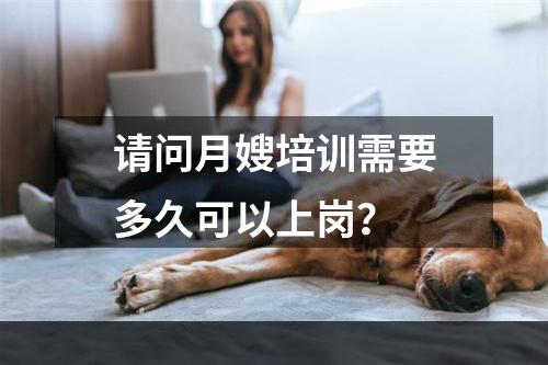 请问月嫂培训需要多久可以上岗？