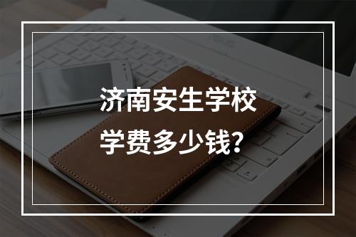 济南安生学校学费多少钱？