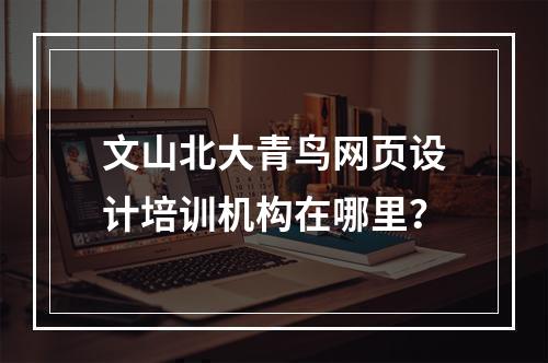 文山北大青鸟网页设计培训机构在哪里？