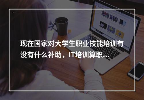 现在国家对大学生职业技能培训有没有什么补助，IT培训算职业技能培训吗？能详细说下吗