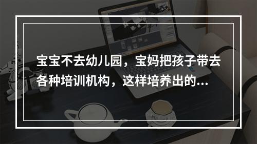 宝宝不去幼儿园，宝妈把孩子带去各种培训机构，这样培养出的孩子会好吗？