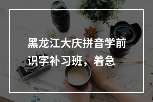 黑龙江大庆拼音学前识字补习班，着急