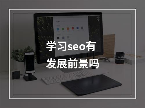 学习seo有发展前景吗