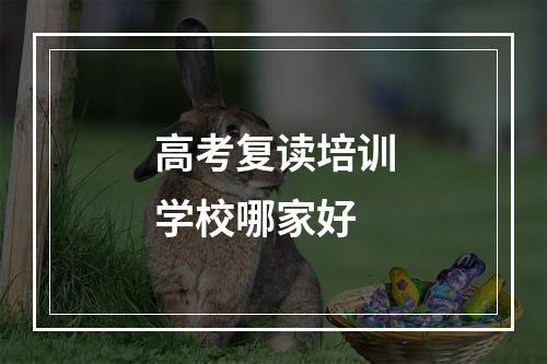 高考复读培训学校哪家好