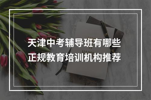 天津中考辅导班有哪些 正规教育培训机构推荐