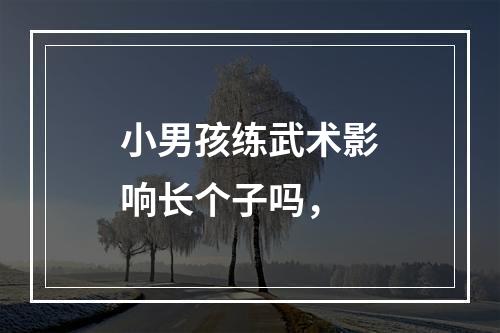 小男孩练武术影响长个子吗，