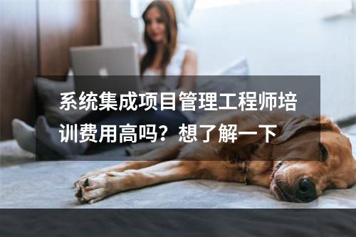 系统集成项目管理工程师培训费用高吗？想了解一下