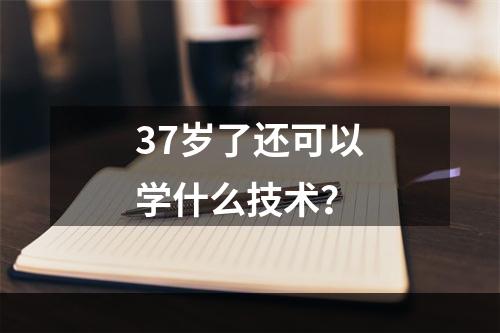 37岁了还可以学什么技术？