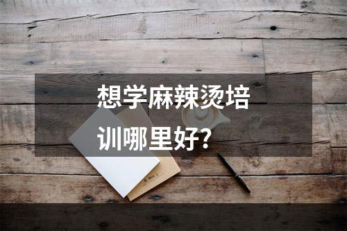 想学麻辣烫培训哪里好?