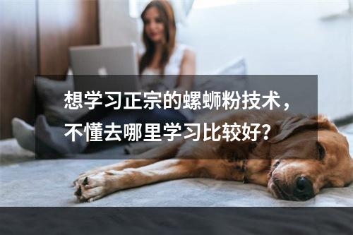 想学习正宗的螺蛳粉技术，不懂去哪里学习比较好？