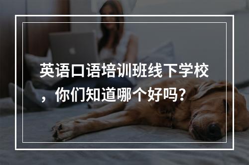 英语口语培训班线下学校，你们知道哪个好吗？