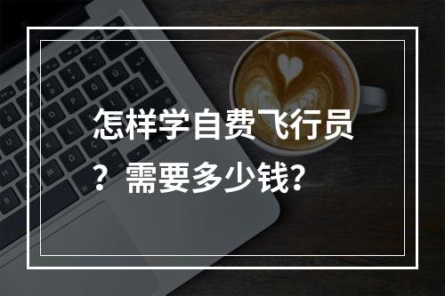 怎样学自费飞行员？需要多少钱？