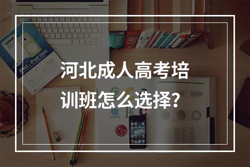 河北成人高考培训班怎么选择？