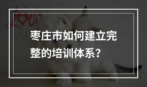 枣庄市如何建立完整的培训体系？