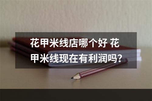 花甲米线店哪个好 花甲米线现在有利润吗？