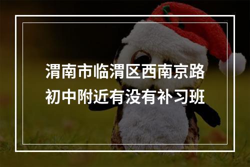 渭南市临渭区西南京路初中附近有没有补习班