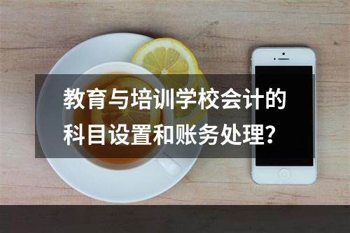 教育与培训学校会计的科目设置和账务处理？